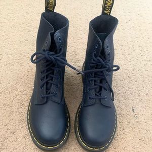 Dr Martins Pascal leather combat boots
